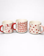 Ceramic Love Print Coffee Mug – Printed Design 350ml