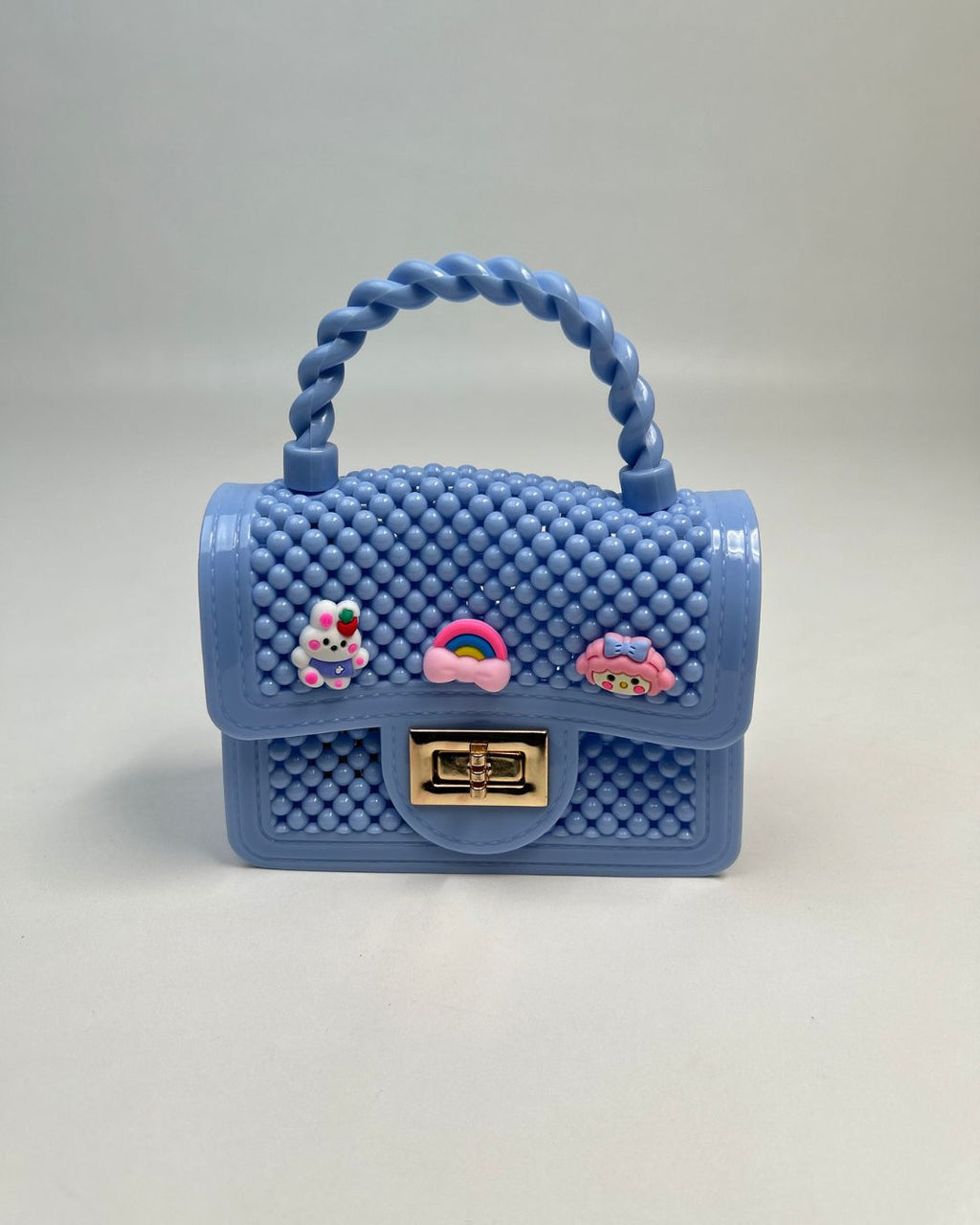 Beaded Mini Top-Handle Crossbody Bag for Girls