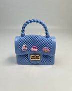 Beaded Mini Top-Handle Crossbody Bag for Girls