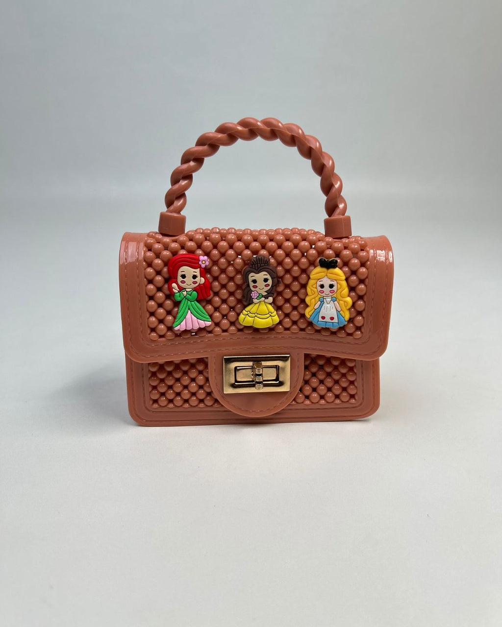 Beaded Mini Top-Handle Crossbody Bag for Girls