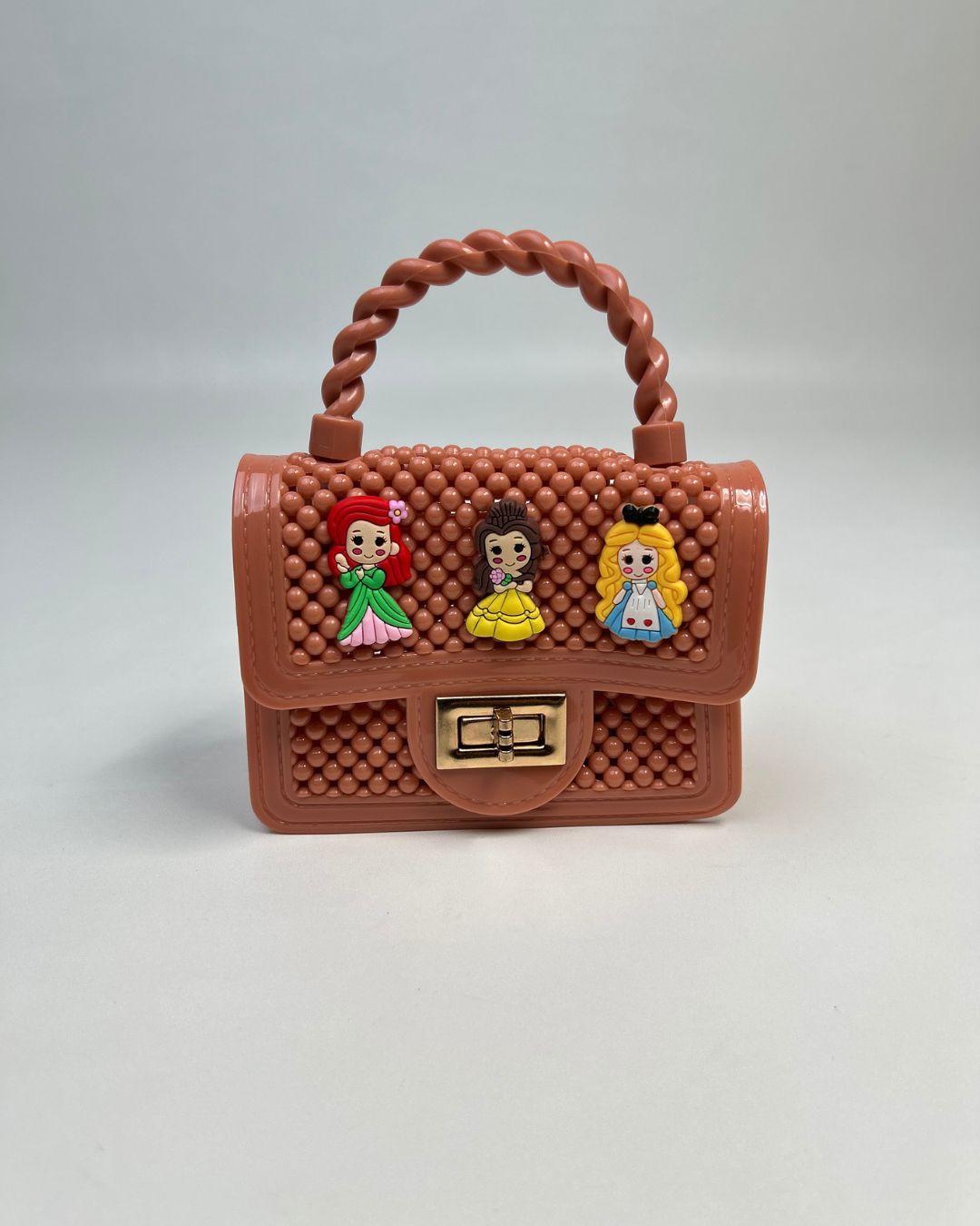 Beaded Mini Top-Handle Crossbody Bag for Girls