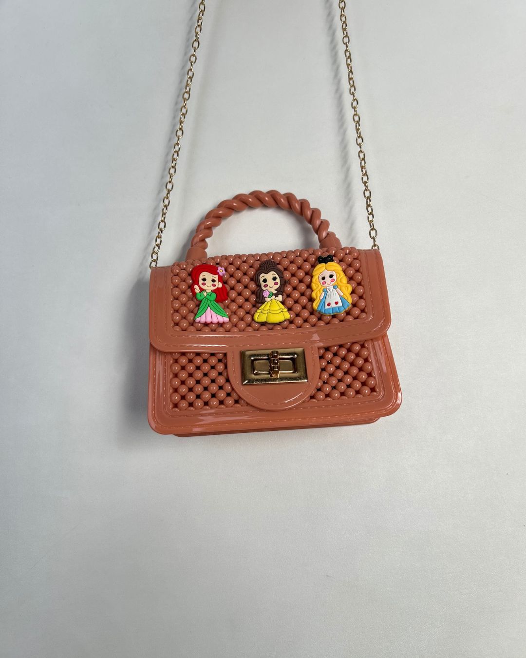 Beaded Mini Top-Handle Crossbody Bag for Girls