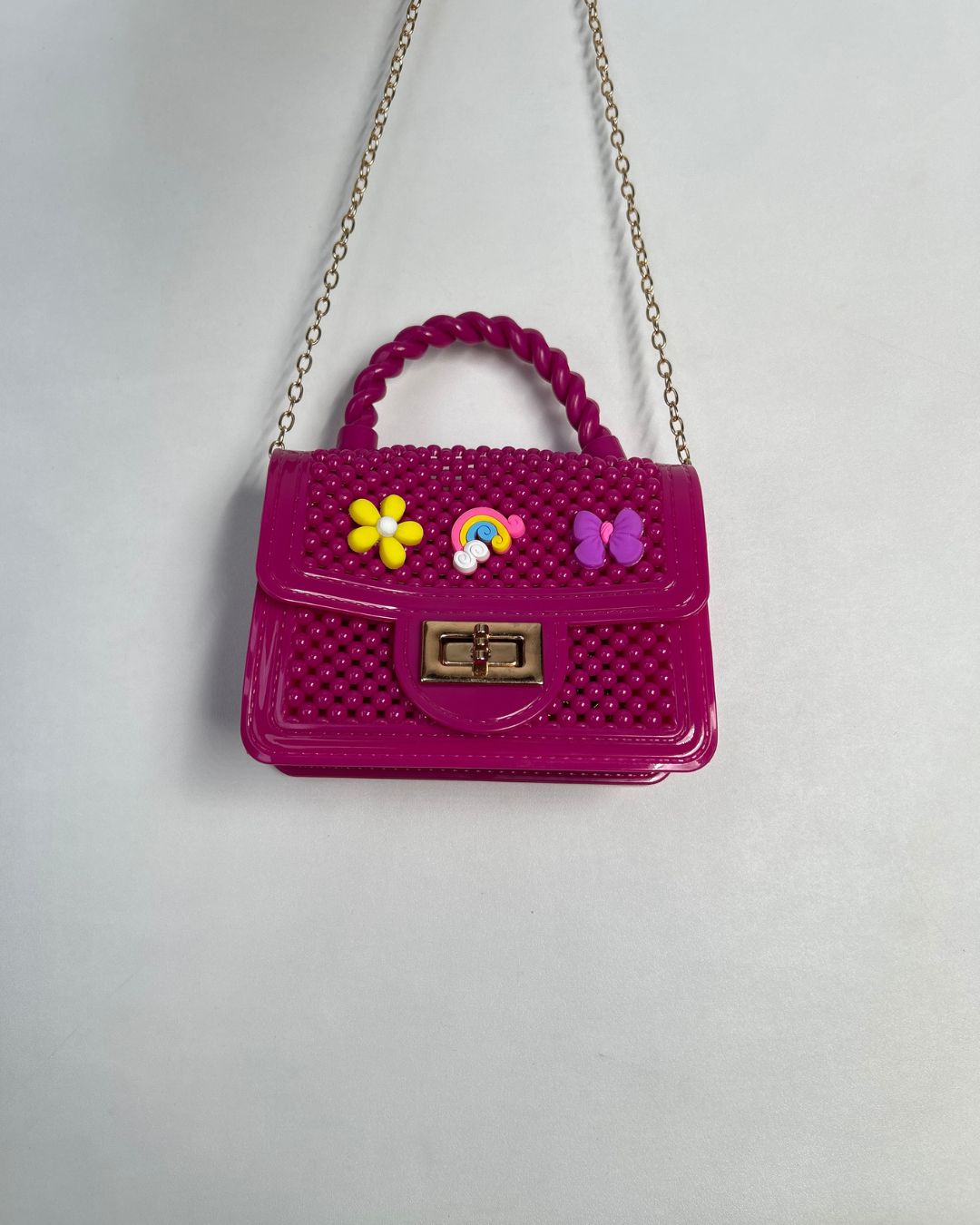 Beaded Mini Top-Handle Crossbody Bag for Girls