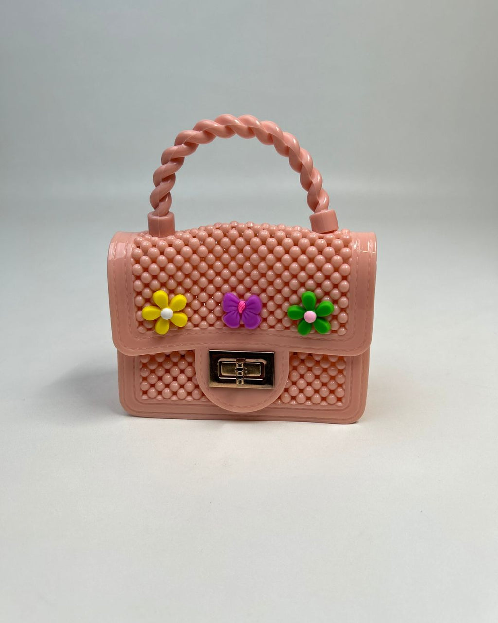 Beaded Mini Top-Handle Crossbody Bag for Girls