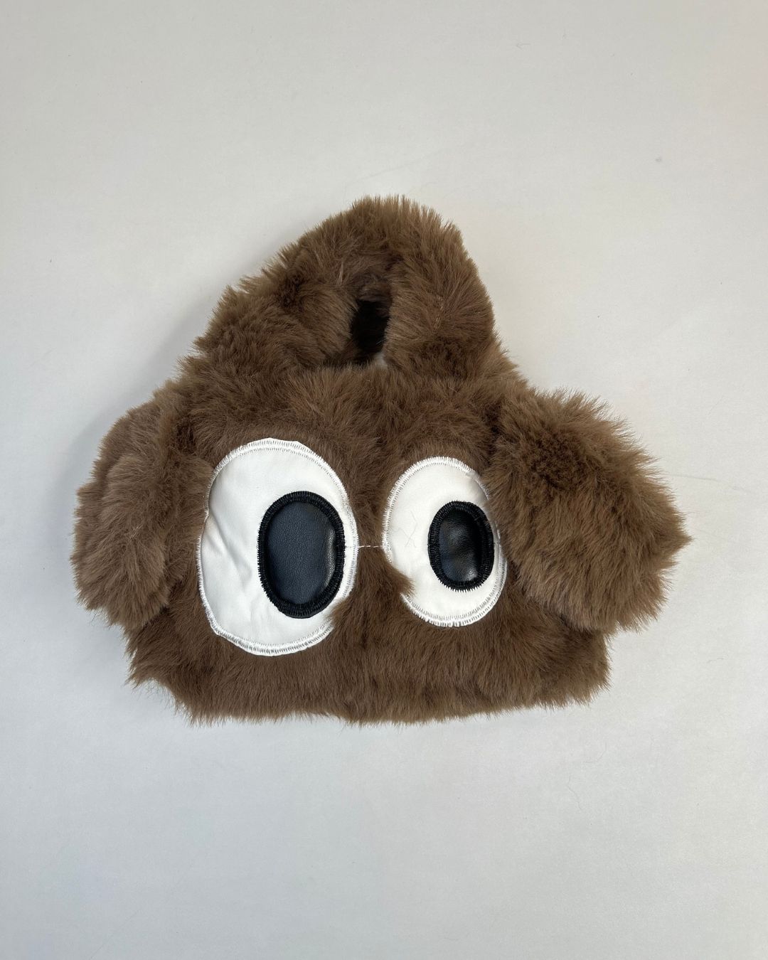 Plush Big-Eye Mini Chain Crossbody Bag