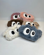 Plush Big-Eye Mini Chain Crossbody Bag