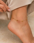 Gold Starfish Charm Anklet for Women