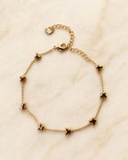 Gold Starfish Charm Anklet for Women