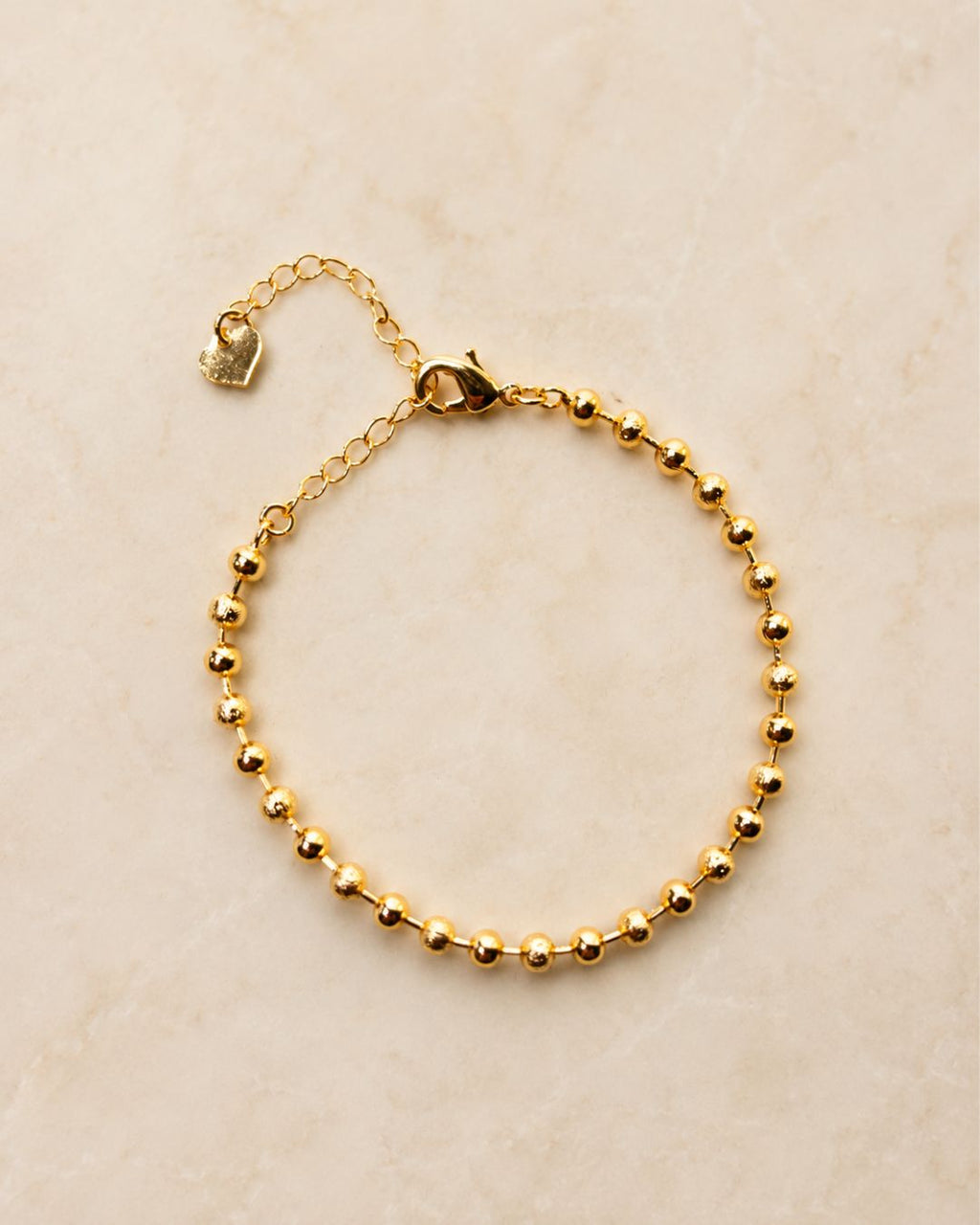 Polished Bead Chain Anklet for Women