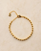 Polished Bead Chain Anklet for Women