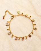 Coin Charm Dangle Anklet for Women