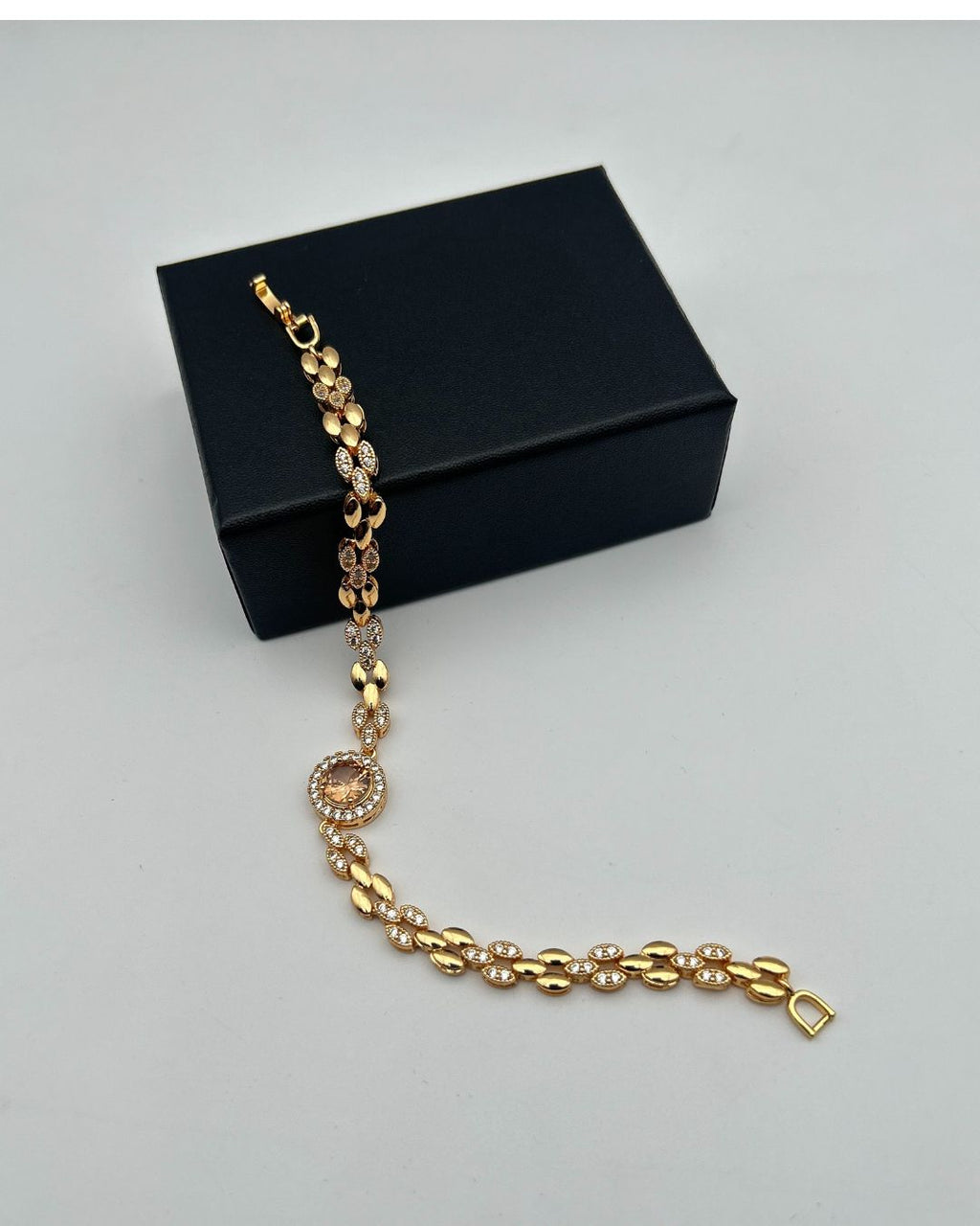 1 Carat Stone Bracelet for Girls | Silver & Gold Color Variants