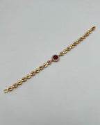 1 Carat Stone Bracelet for Girls | Silver & Gold Color Variants