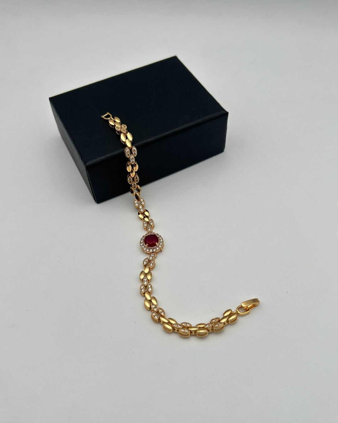 1 Carat Stone Bracelet for Girls | Silver & Gold Color Variants