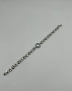 1 Carat Stone Bracelet for Girls | Silver & Gold Color Variants