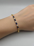 1 Carat Stone Bracelet for Girls - 8 Color Variants Set