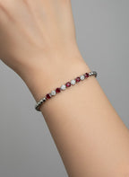 1 Carat Stone Bracelet for Girls - 8 Color Variants Set