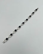 1-Carat Heart Link Stone Bracelet for Girls