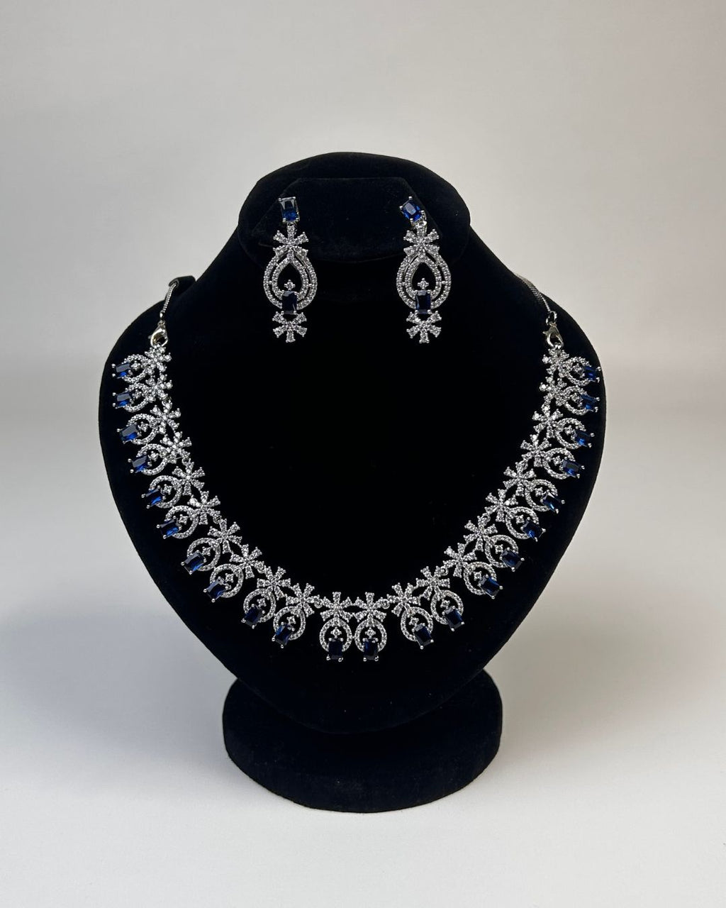 Zircon Party Wear Necklace & Earrings Set