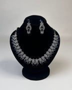 Zircon Party Wear Necklace & Earrings Set