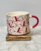 Ceramic Love Print Coffee Mug – Printed Design 350ml