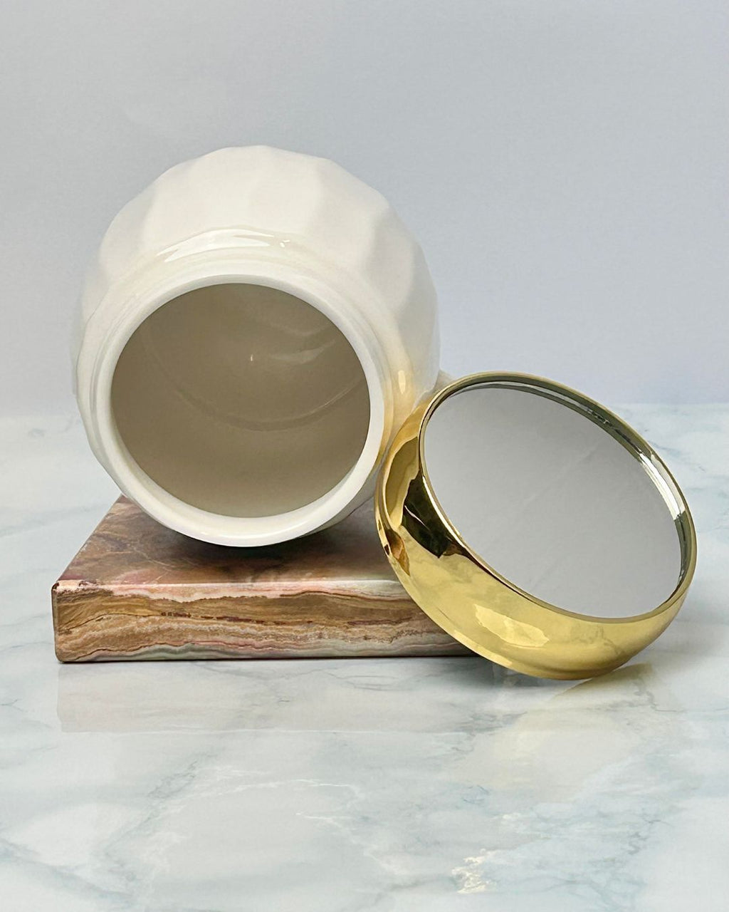 Royal Crown Ceramic Mug with Gold Rim – King & Queen