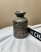 Textured Ceramic Decorative Vase for Table & Shelf Styling